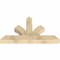 Ekena Millwork Richland Rough Sawn Timber Gable Bracket, Douglas Fir, 60"W x 35"H x 6"D x 6"F, 14/12 Pitch GBW060X35X0606RIC00RDF - alternate 5